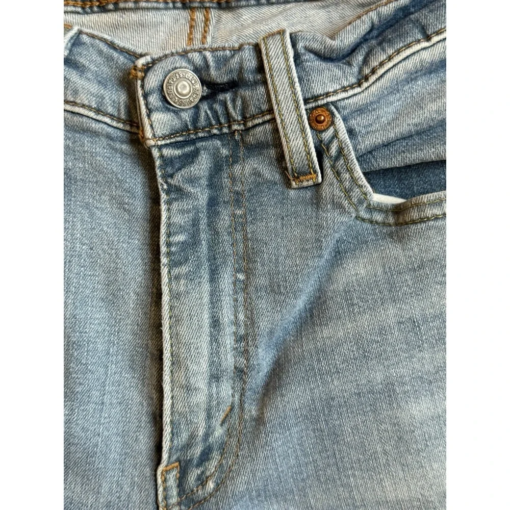 Levi's 514 Jeans Mens 32x30 (Measures 30x29) Light Wash Straight Fit Denim